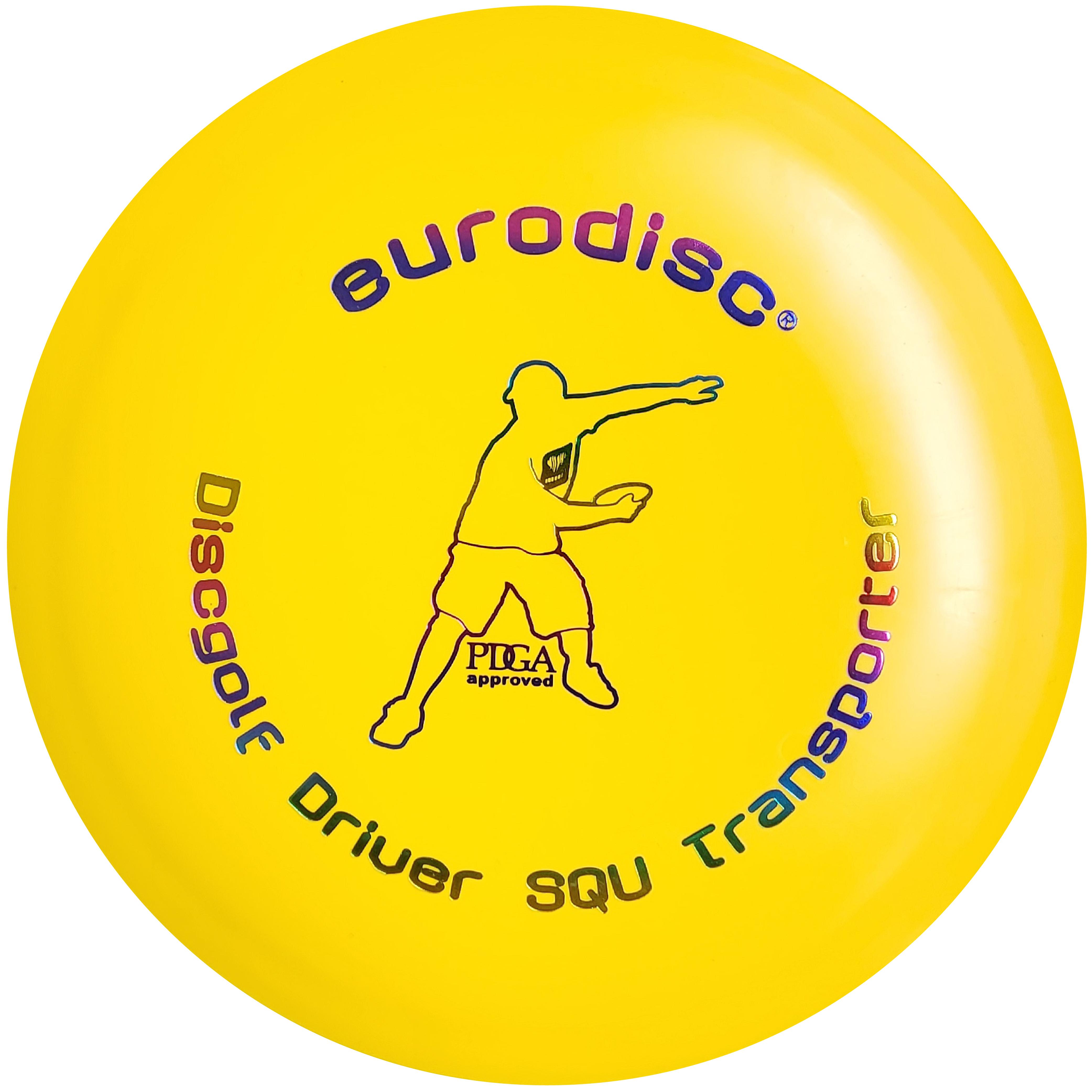 eurodisc® Disc Golf Fairway Driver Light Transporter SQU Yellow